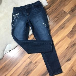 💎 d. Jeans Rhinestone Embellished Size 12P